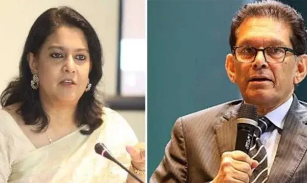 সাবেক অন্তর্বর্তী সরকারের উপদেষ্টা সৈয়দা রিজওয়ানা হাসান ও বর্তমান পররাষ্ট্রমন্ত্রী খলিলুর রহমান।