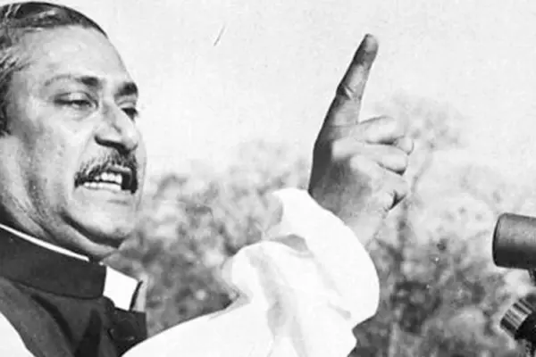 বঙ্গবন্ধু শেখ মুজিবুর রহমান।
