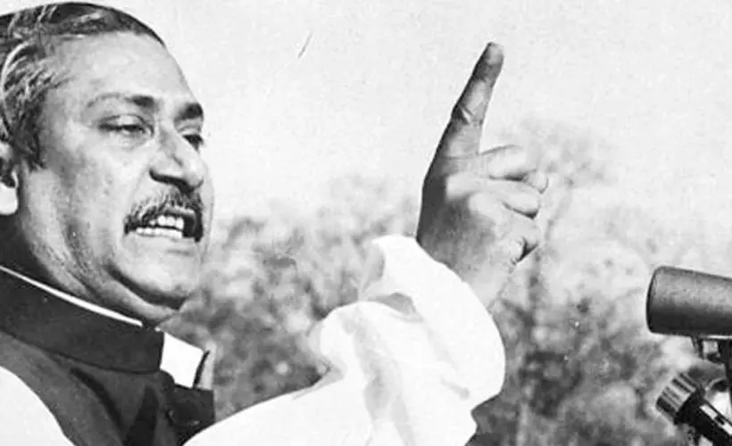 বঙ্গবন্ধু শেখ মুজিবুর রহমান।