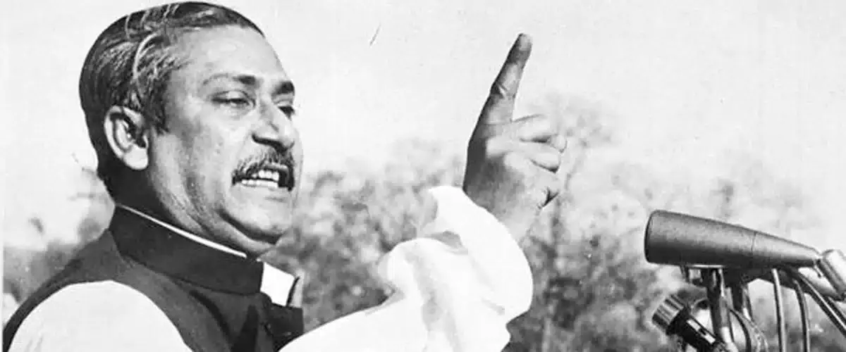 বঙ্গবন্ধু শেখ মুজিবুর রহমান।