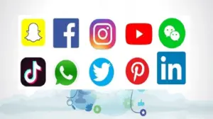 বিভিন্ন সোশ্যাল মিডিয়ার লগো।