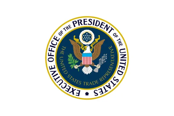 ইউএস ট্রেড রিপ্রেজেন্টেটিভ-ইউএসটিআর এর লগো।