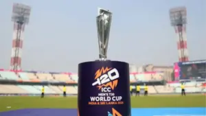 টি-টোয়েন্টি বিশ্বকাপের ট্রফি।
