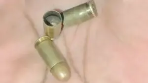 ঘটনাস্থল থেকে উদ্ধার হওয়া গুলির খোসা ও গুলি।