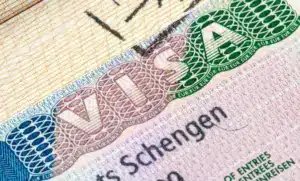 শেনজেন ভিসার ছবি।