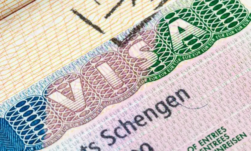 শেনজেন ভিসার ছবি।
